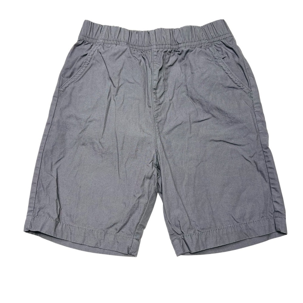Gray Relaxed Fit Cargo Shorts